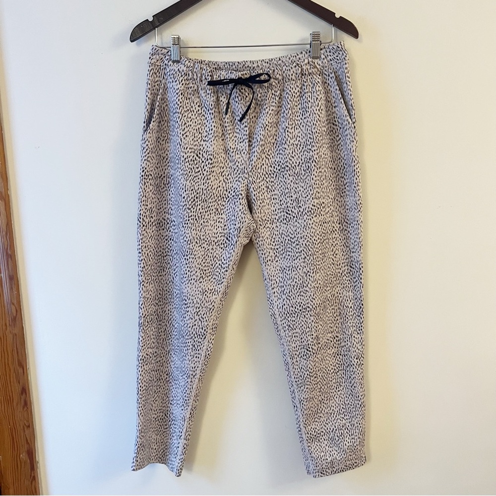 Lululemon Dottie Dash Grain Black Drawstring Waist Sweatpants Size 8 Pockets
